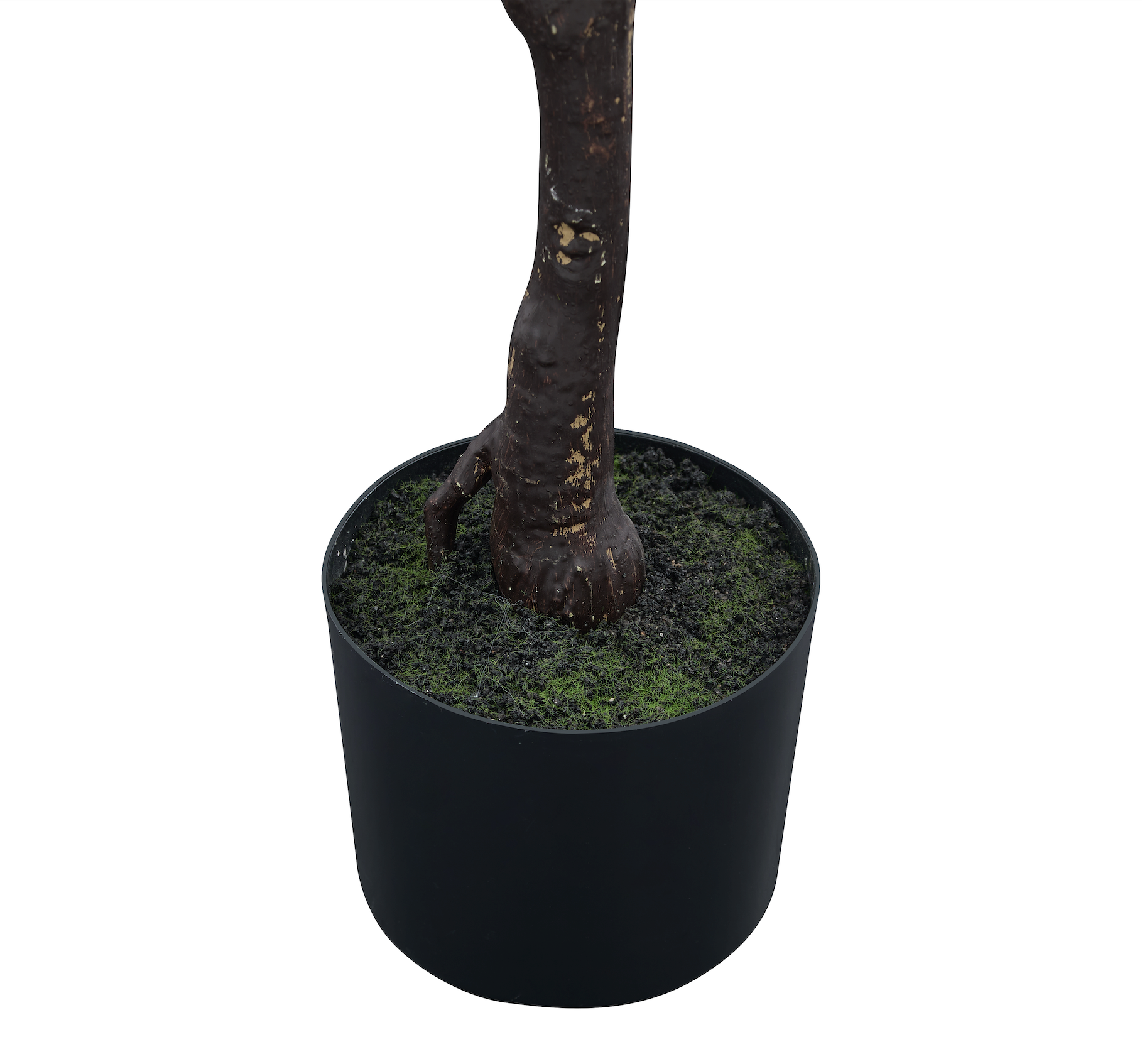 Árbol Artificial de Ficus Pandurata, Planta Decorativa para Interiores