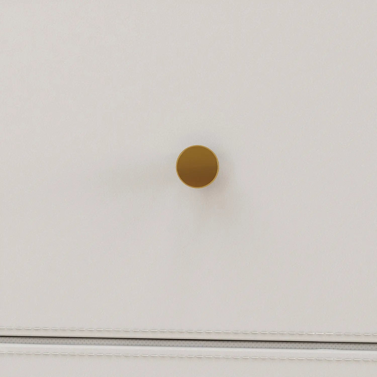 Cómoda Estrecha de 4 Cajones para Almacenamiento en Hogar y Oficina, Organizador con Estructura Metálica, Tabla de MDF y Cajones de Tela No Tejida con Cubiertas de Cuero PU MU:4LIFE