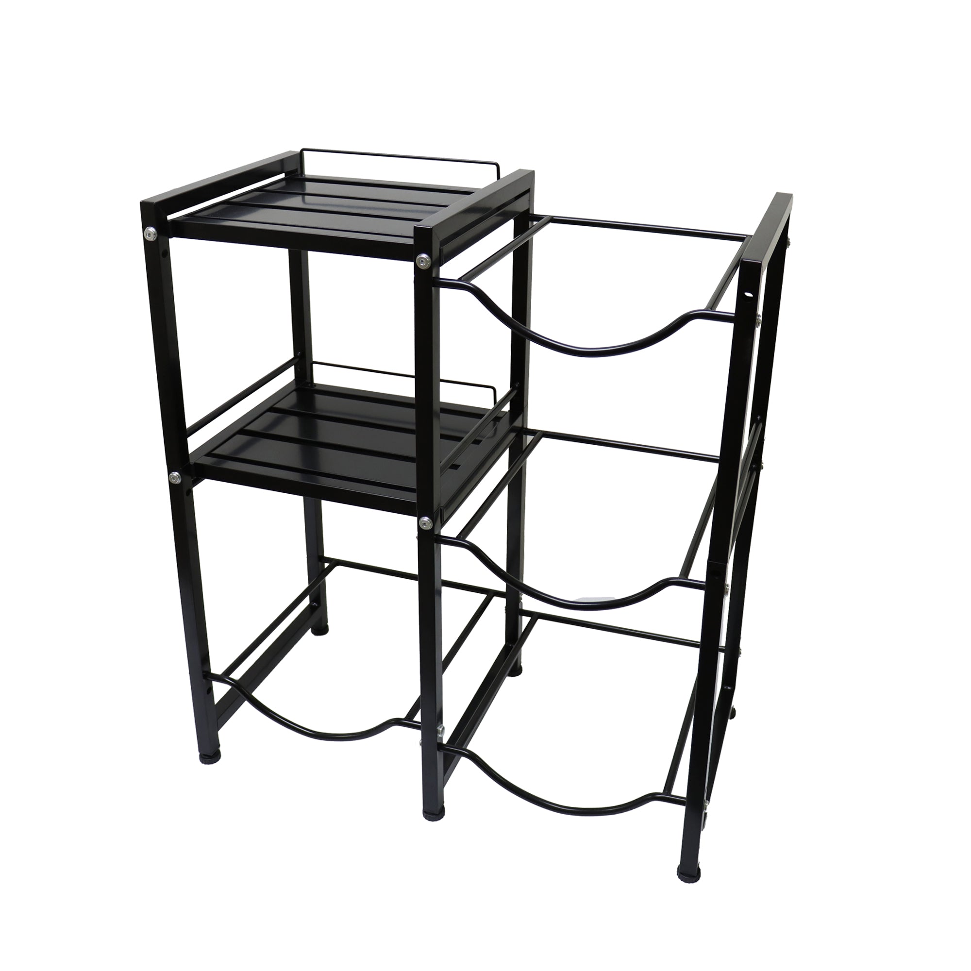 Estante con Repisas para 4 Garrafones – Soporte Metálico Resistente para Agua en Hogar u Oficina