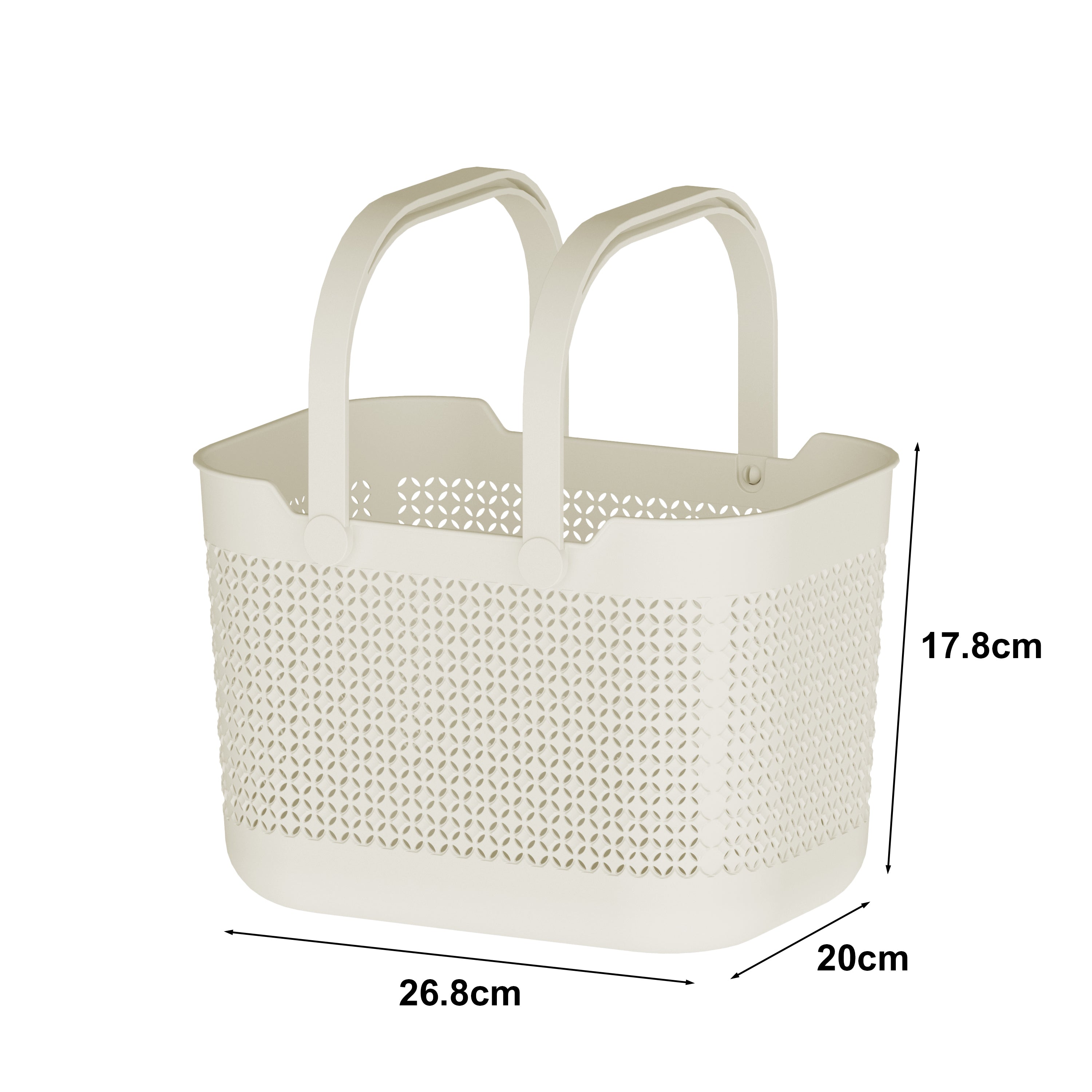 Set De 3 Canastas Plásticas De Almacenamiento Con 7 Tamaños Diferentes, Organizador Multiuso Para Cocina, Lavandería, Baño, Cajones Y Oficina