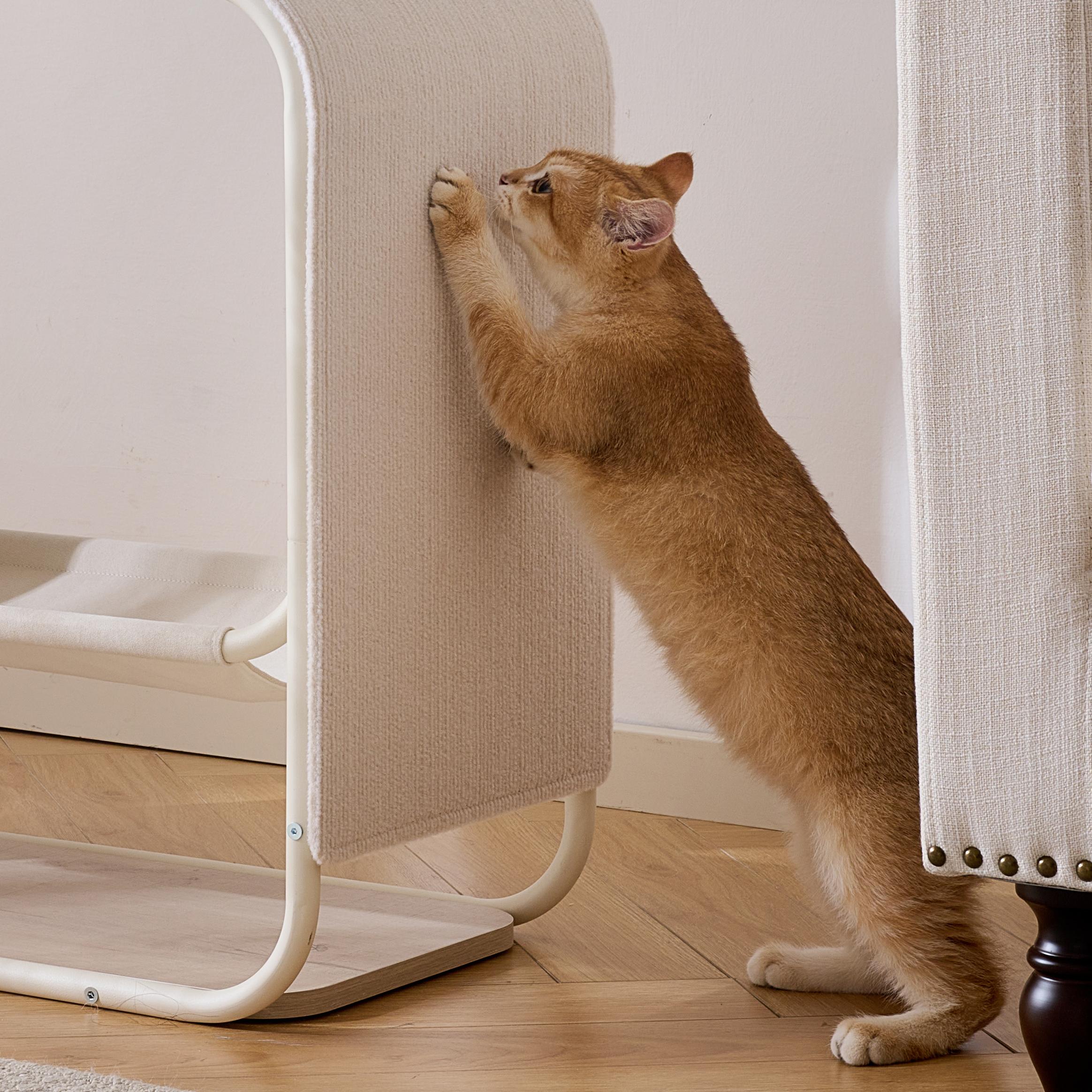 Torre con Rascador para Gatos, 2 Plataformas, 1 Hamaca