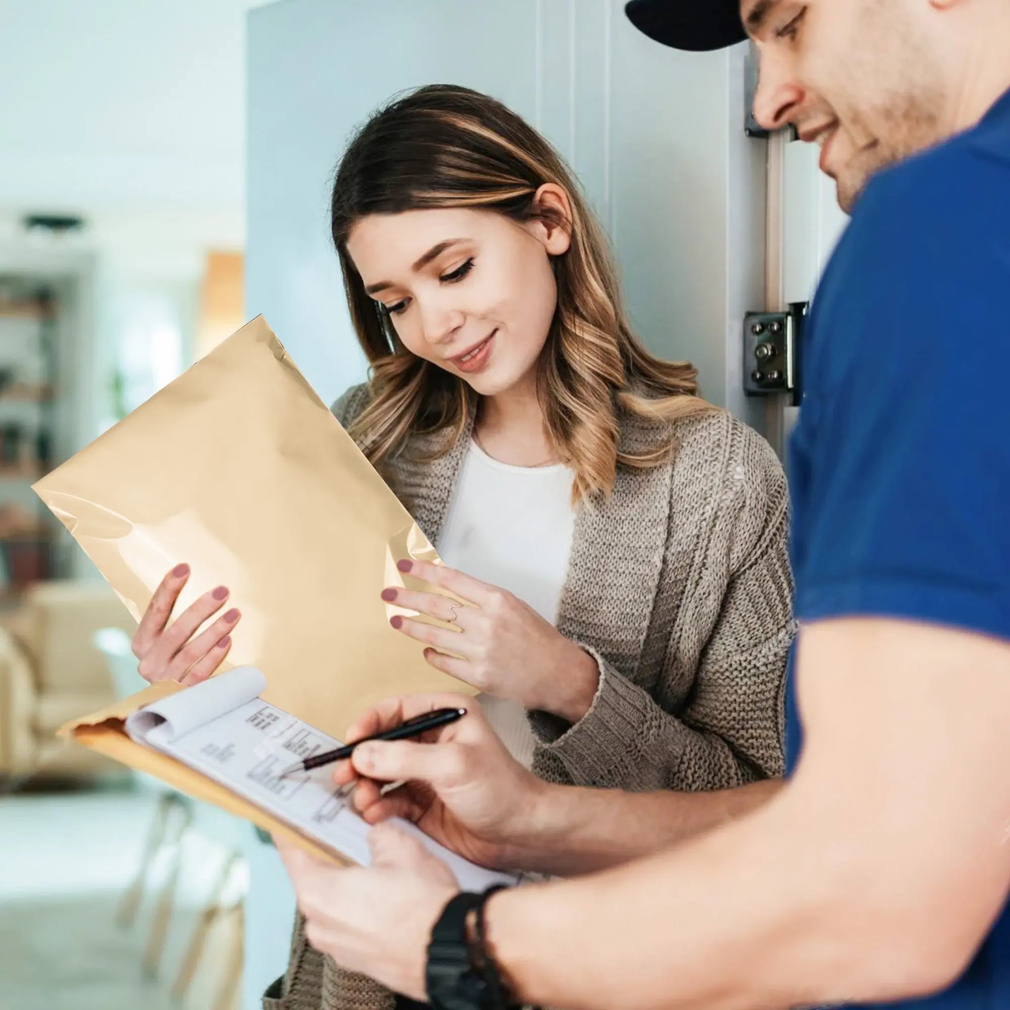 100 Bolsas Sobres de plástico para envío 35*45cm MU:4LIFE