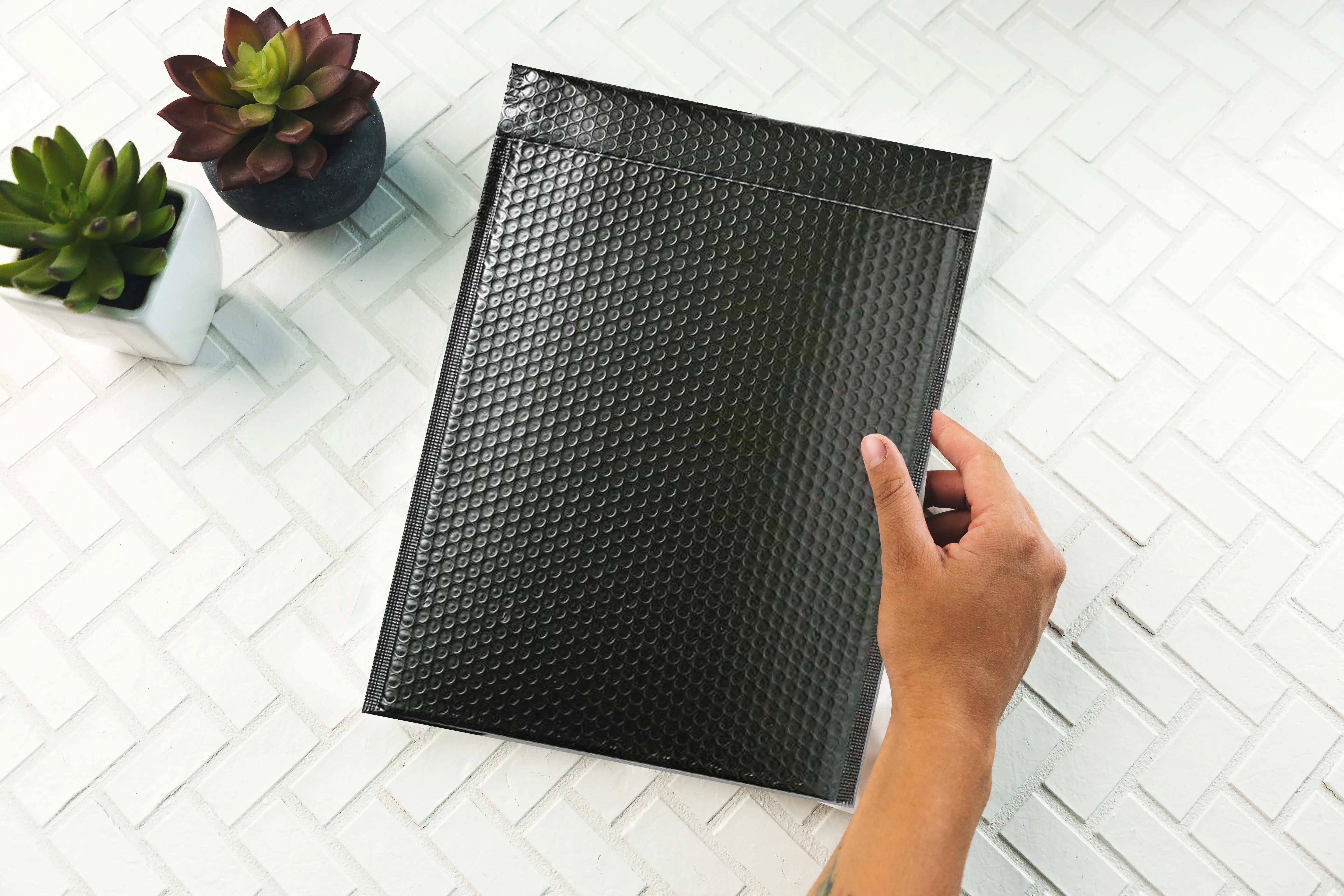 Sobre de burbuja de 18*23 cm, sobre acolchados, sobre de envió con auto adhesivos, 25 piezas MU:4LIFE