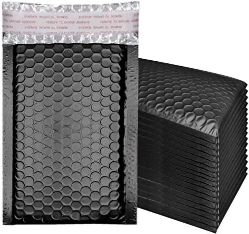 Sobres de burbuja de 13*18 cm, sobres acolchados, sobres de envió con auto adhesivos, 50 piezas MU:4LIFE