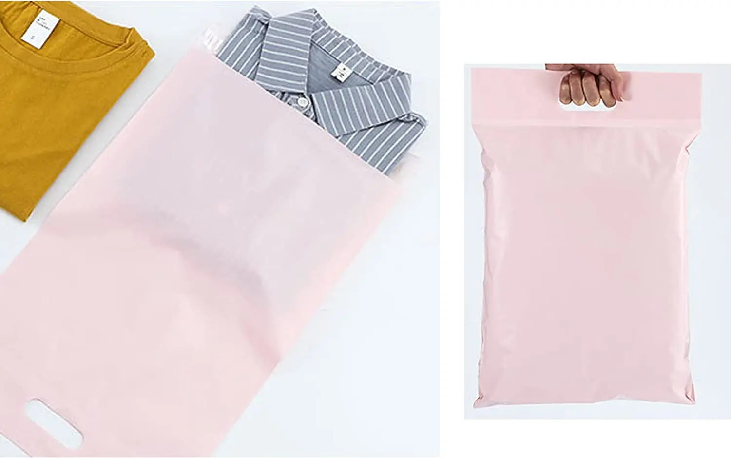 100 Bolsas sobre boutique plástica adhesiva de envío 35 * 45cm MU:4LIFE