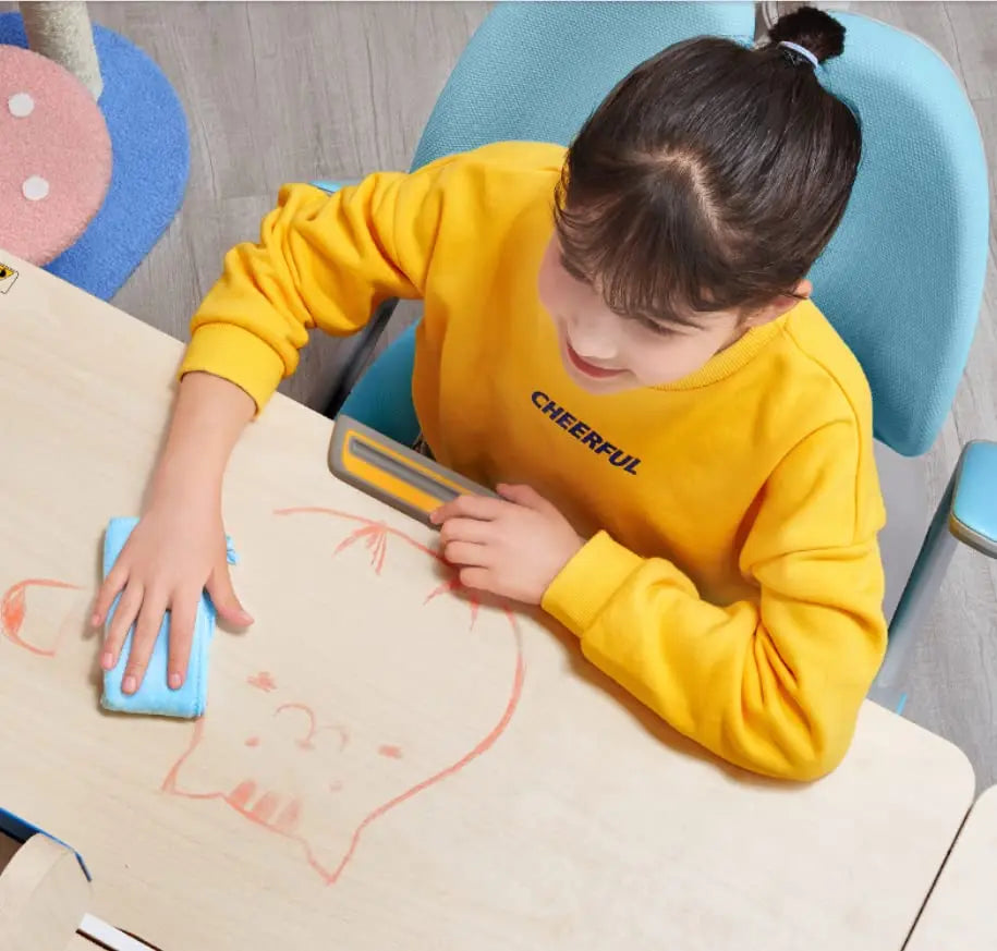 Cómoda organizador de 6 cajones para juguetes de niños, almacenamiento de ropa, juguetes, estructura metal y cajones de tela lino poliéster y tela no tejida MU:4LIFE