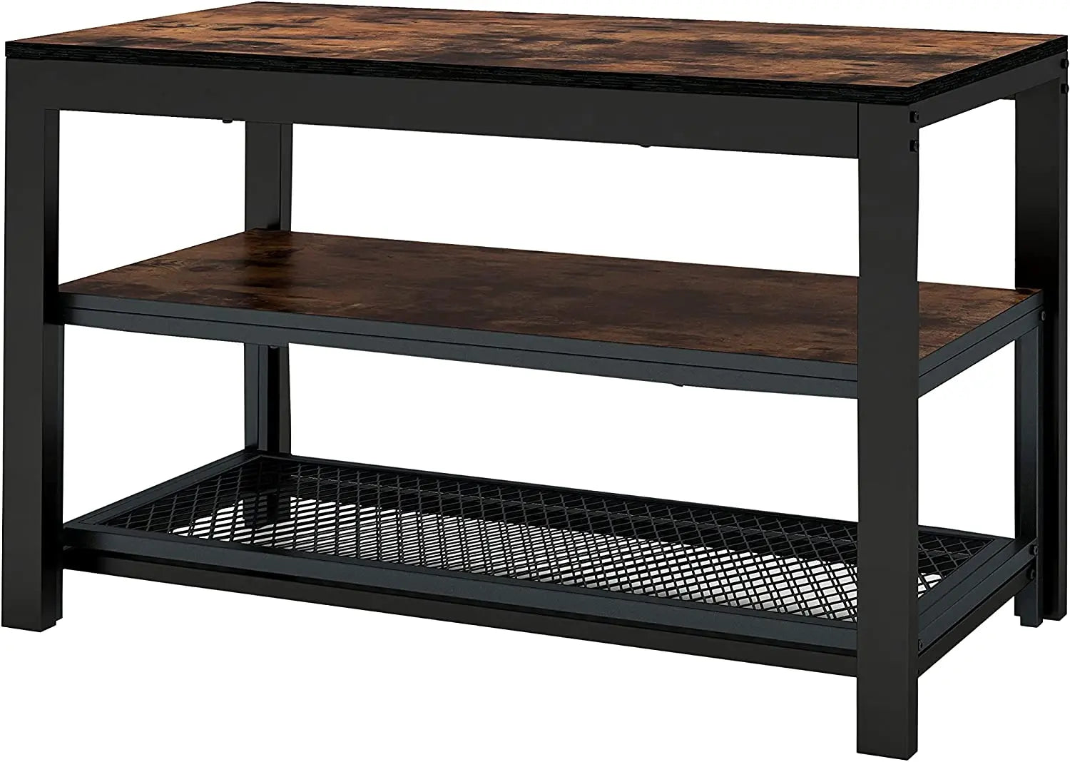 Set de 2 bancas zapateras metálica y tabla MDF, estilo 2 en 1 para entrada MU:4LIFE