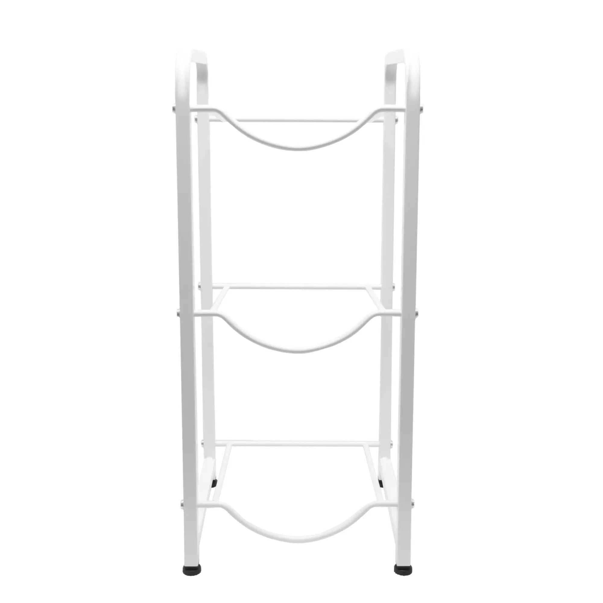 Estantería Soporte para Garrafones de Agua, Estante de 3 Niveles Resistente y Desmontable, Organizador de Acero Duradero para 3 Botellas MU:4LIFE