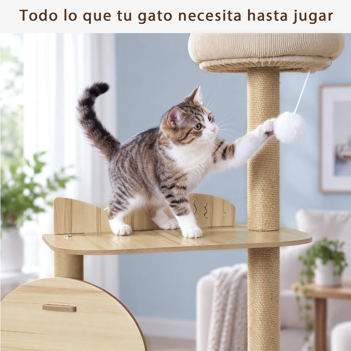 Árbol rascador para gatos