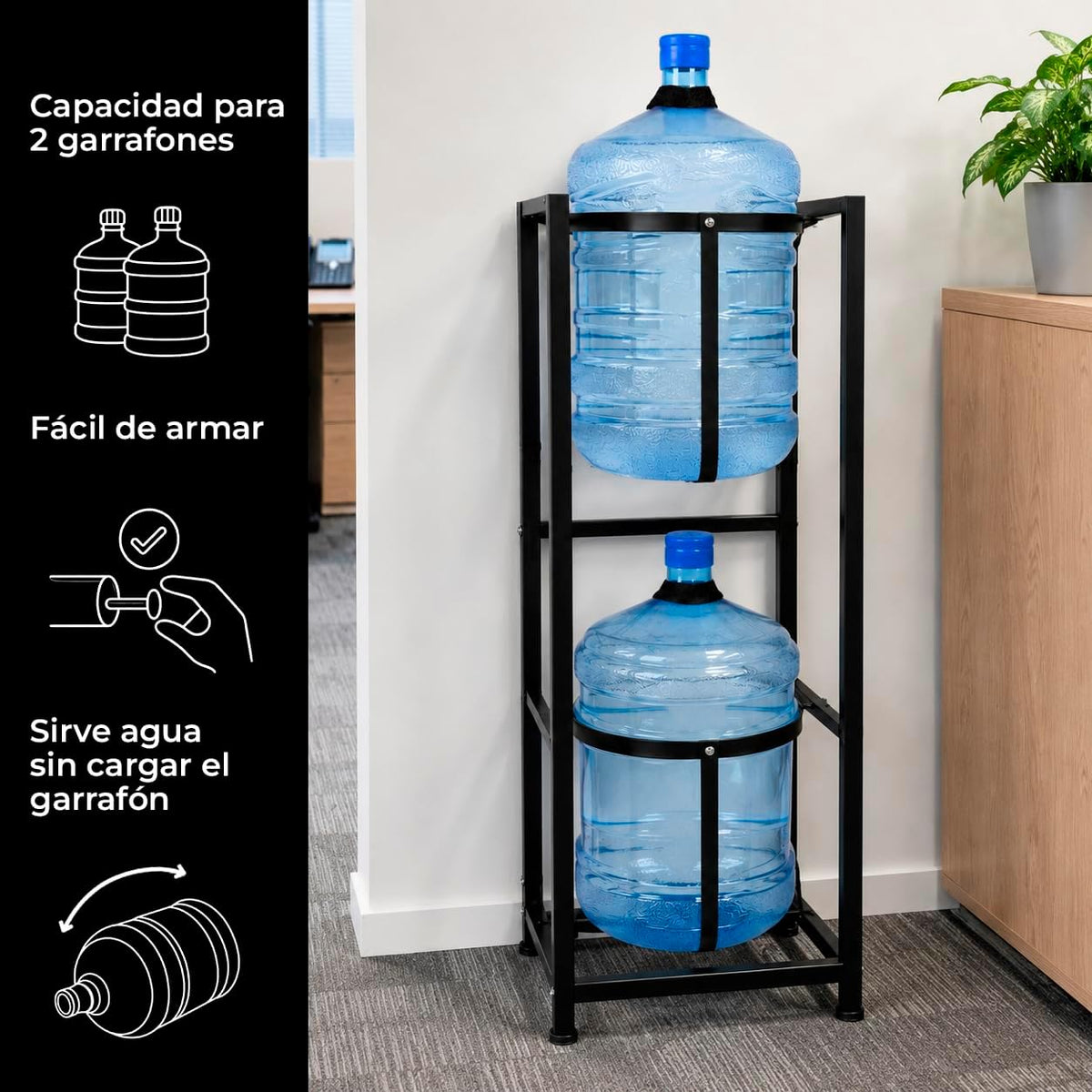 Dispensador con columpio