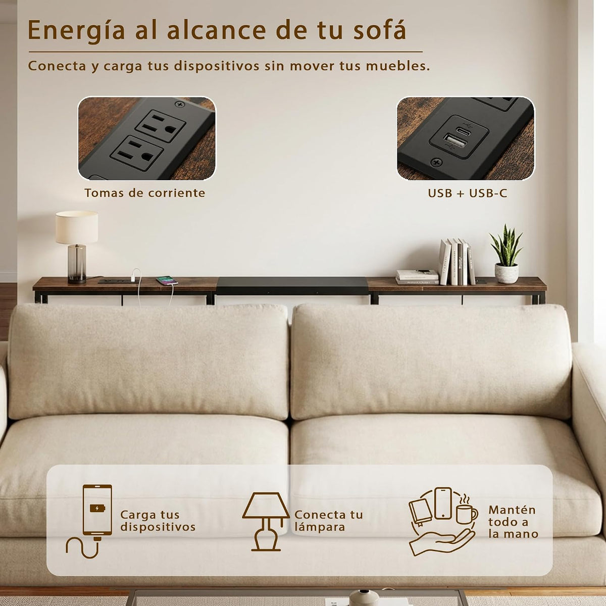 Mesa consola extensible