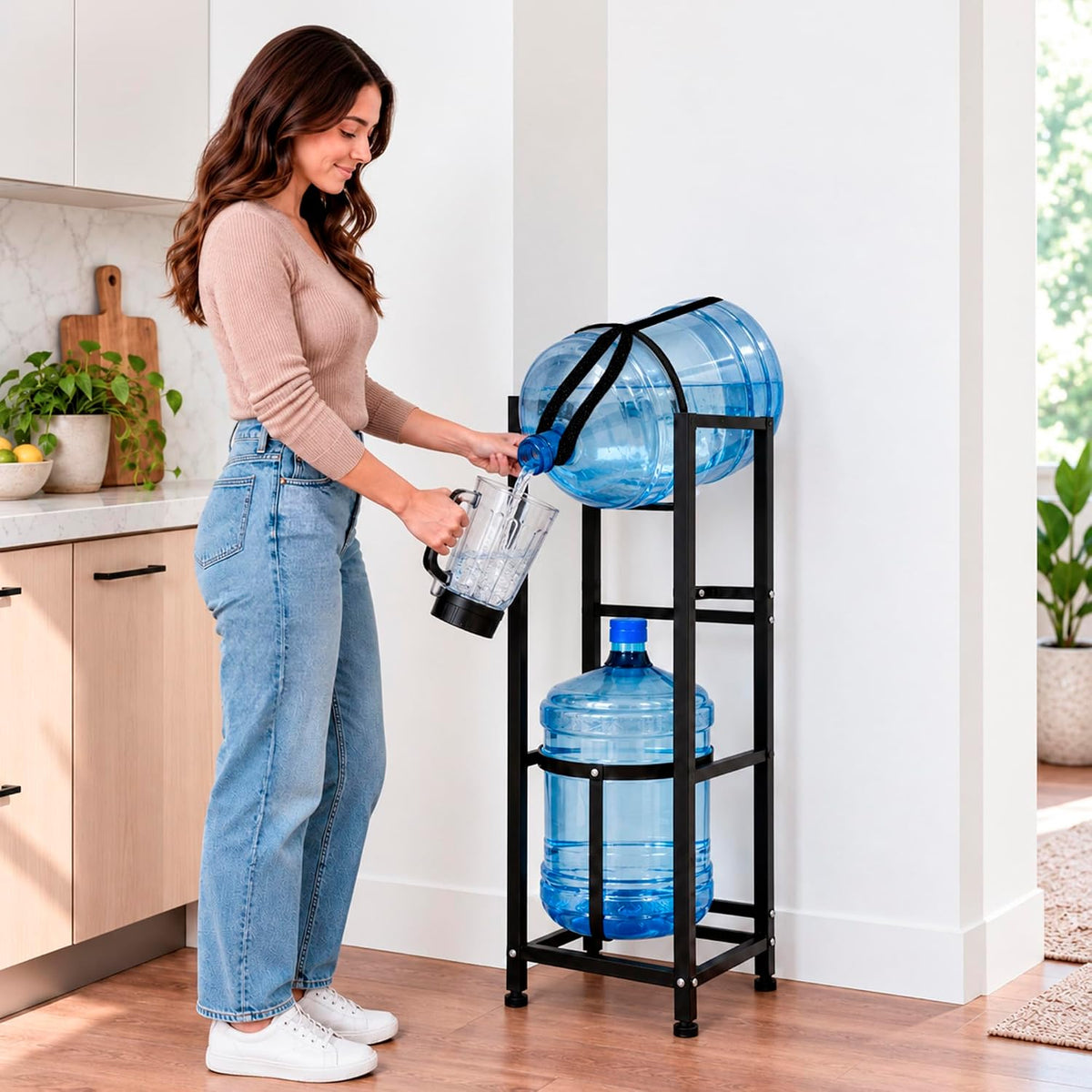 Dispensador de 2 garrafones con columpio MU:4LIFE