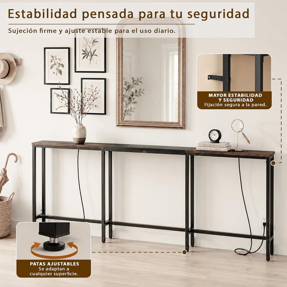 Mesa consola extensible