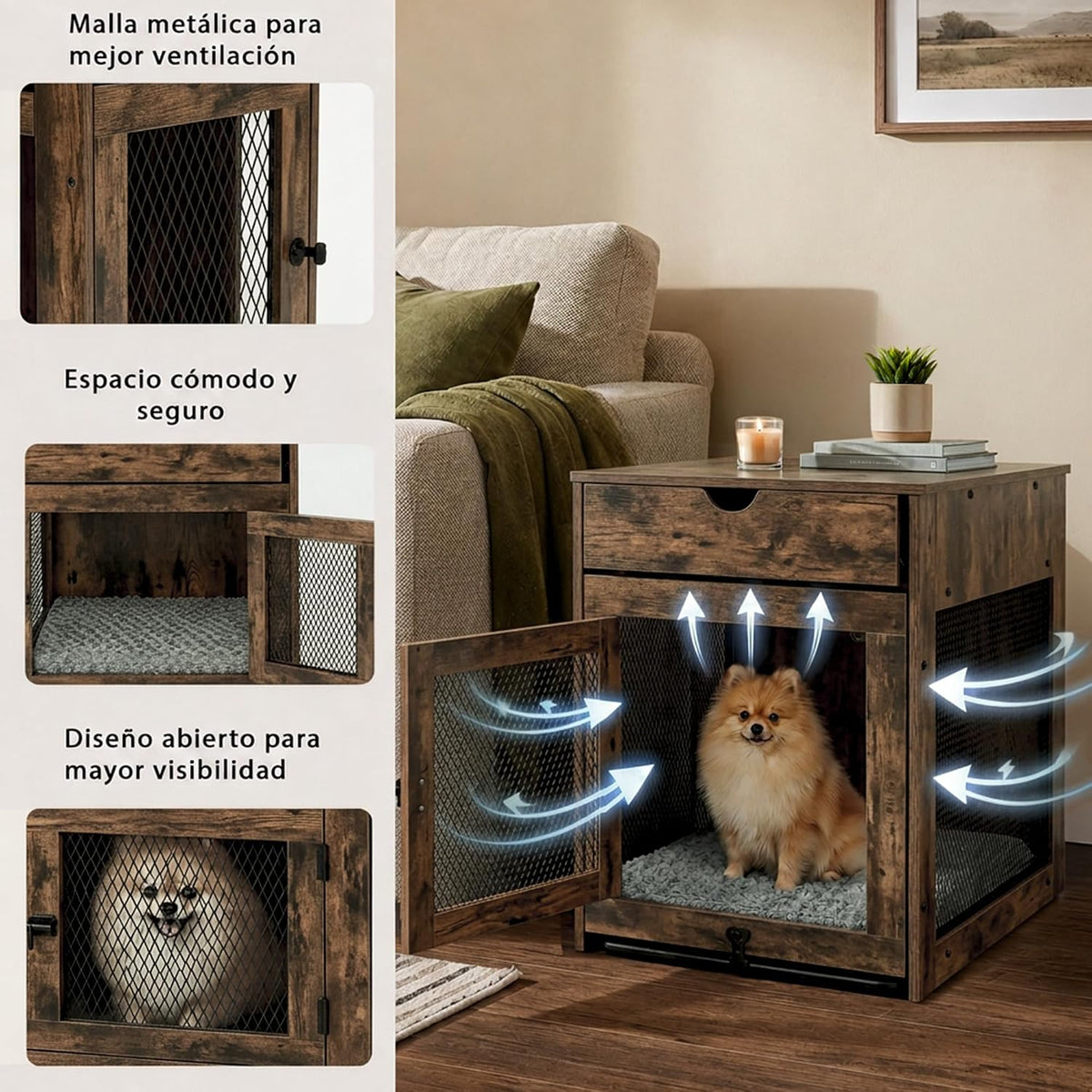 Casa para perro tipo buró