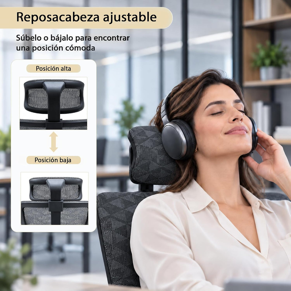 Silla ejecutiva negra