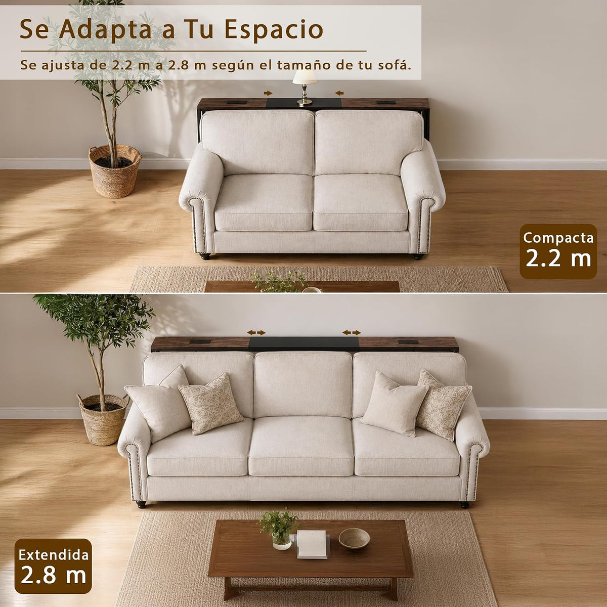 Mesa consola extensible