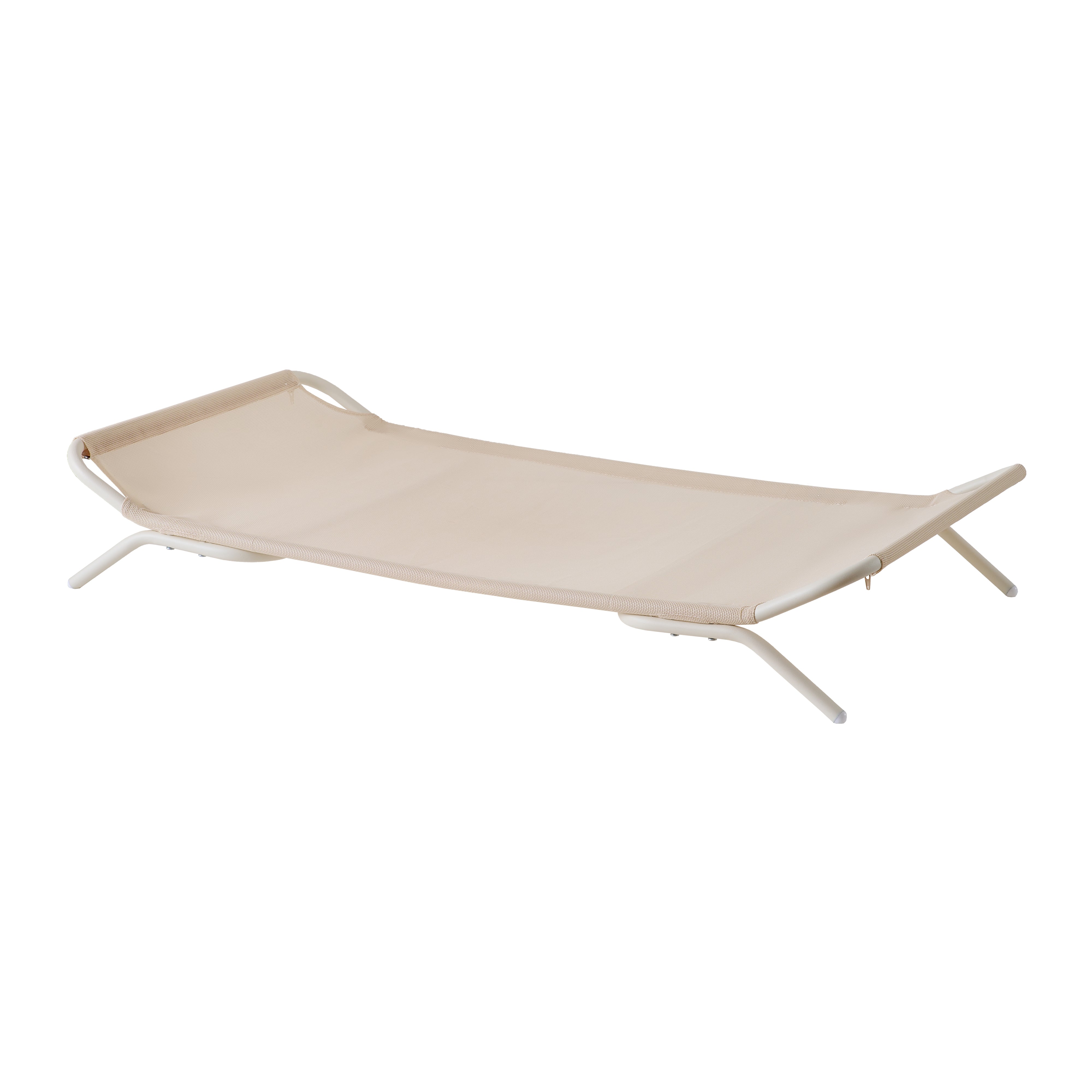 Cama Elevada para Perros y Gatos. Doble Uso para Climas Cálidos y Fríos, con Malla Transpirable y Cojín Desmontable Lavable