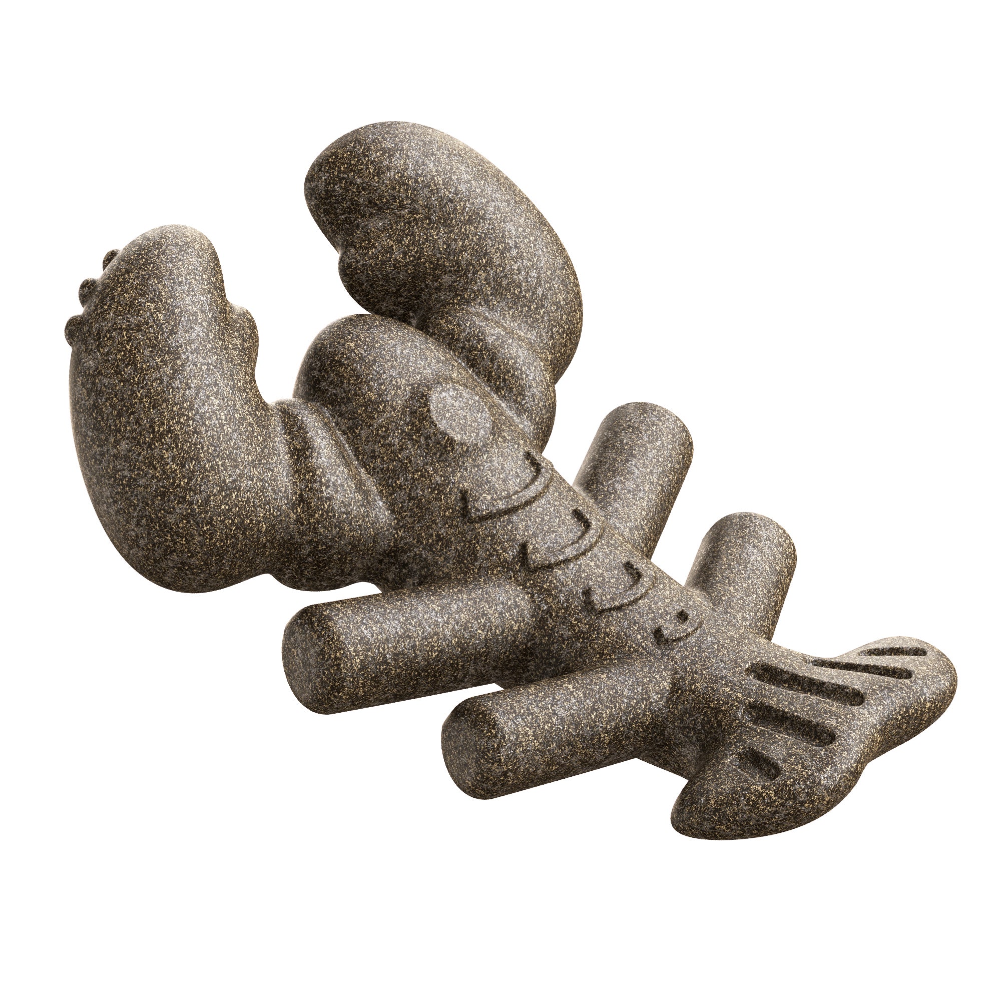 Juguete Masticable para Perro en Forma de Langosta, Libre de BPA y Masajeador Dental, Para Perros Medianos y Grandes