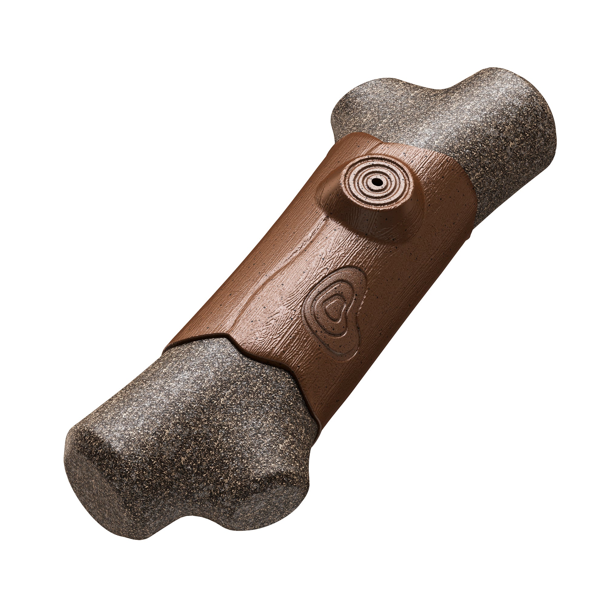 Juguete Hueso Masticable de Fibra de Café con Chillador, Resistente para Perros Medianos y Grandes