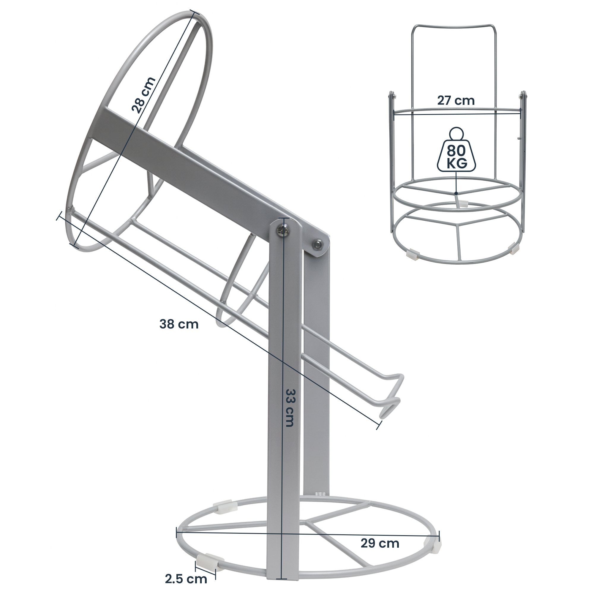 Soporte Inclinable para Garrafón 20L con Giro 360° Con Estructura Metálica Reforzada
