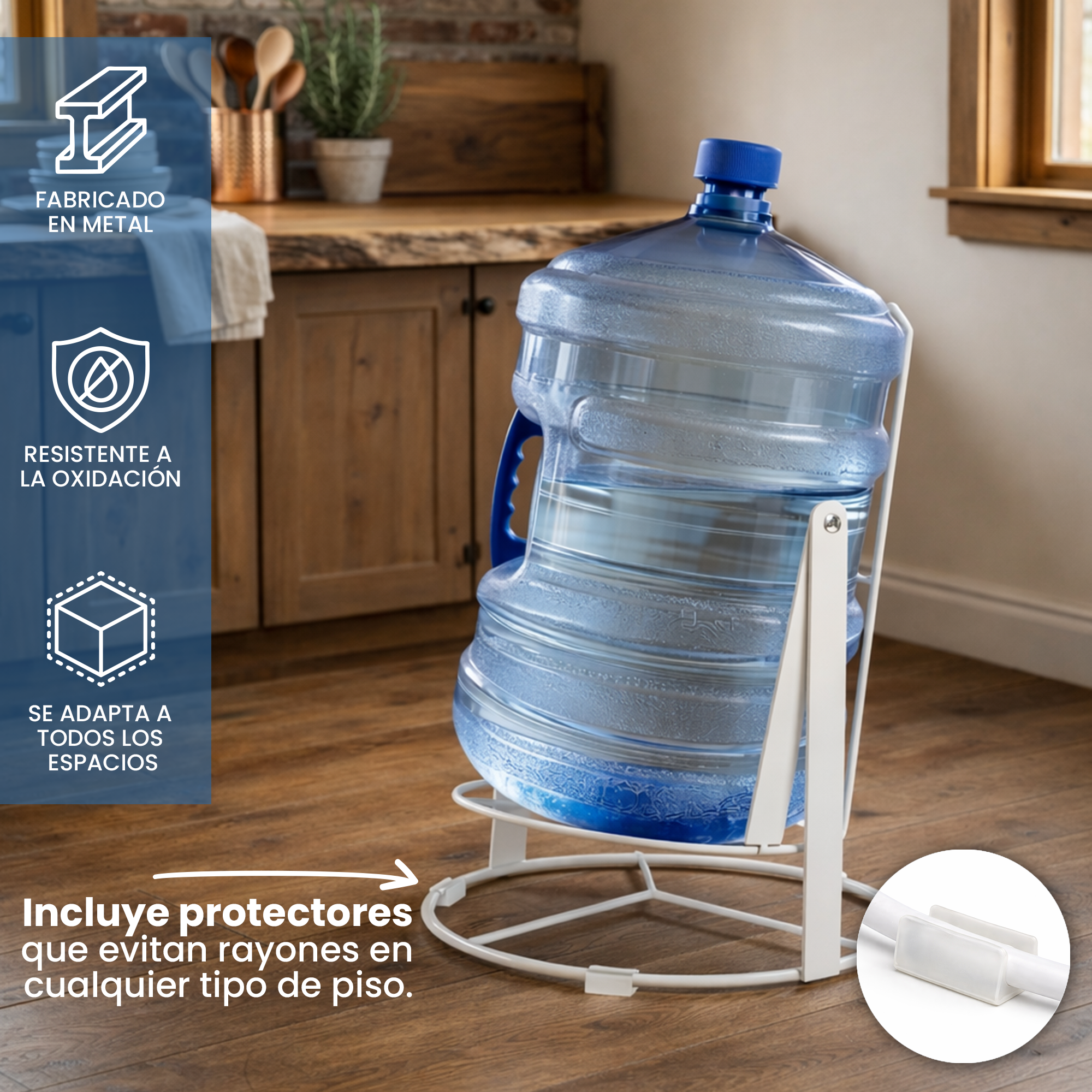 Soporte Inclinable para Garrafón 20L con Giro 360° Con Estructura Metálica Reforzada