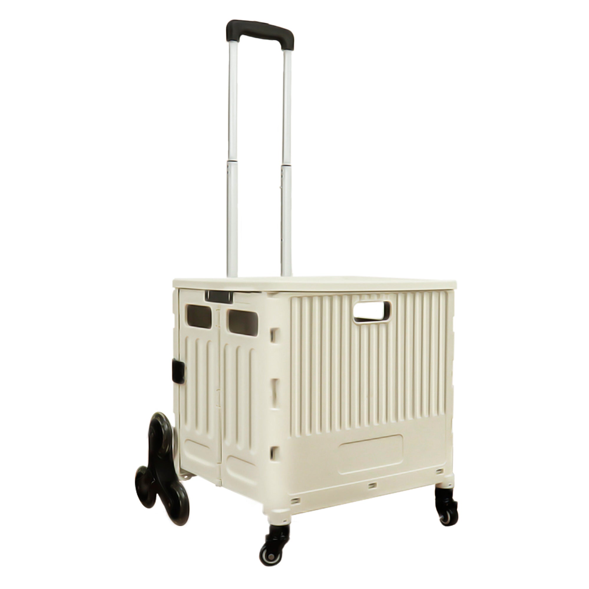 Carrito De Mandado Carga 54 L Plegable Con Rueda Subescalera