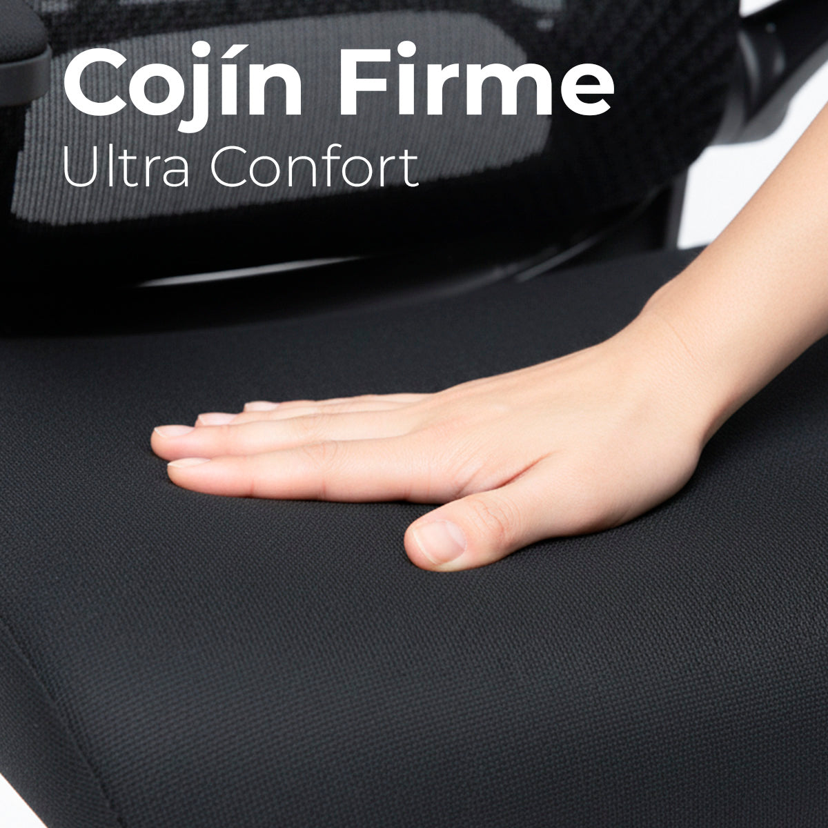 Silla De Oficina Escritorio Ergonómica Tapizado De Malla Negro