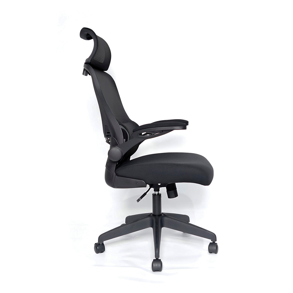 Silla De Oficina Escritorio Ergonómica Tapizado De Malla Negro