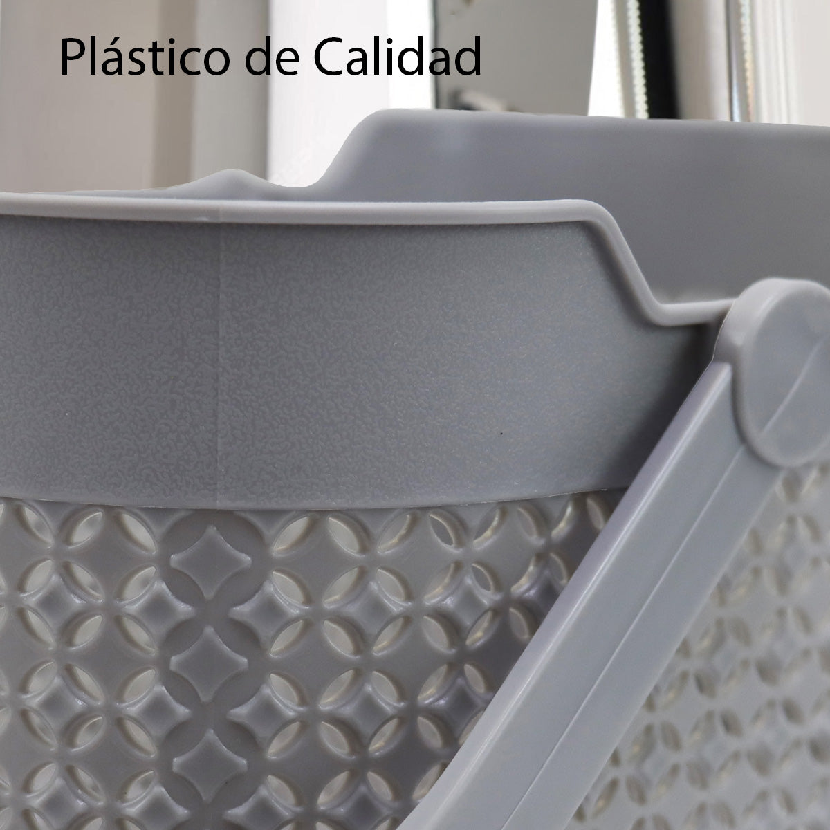 Set de 3 Canastas Plásticas con Mango – Organizadores Multiuso para Cocina, Baño u Oficina