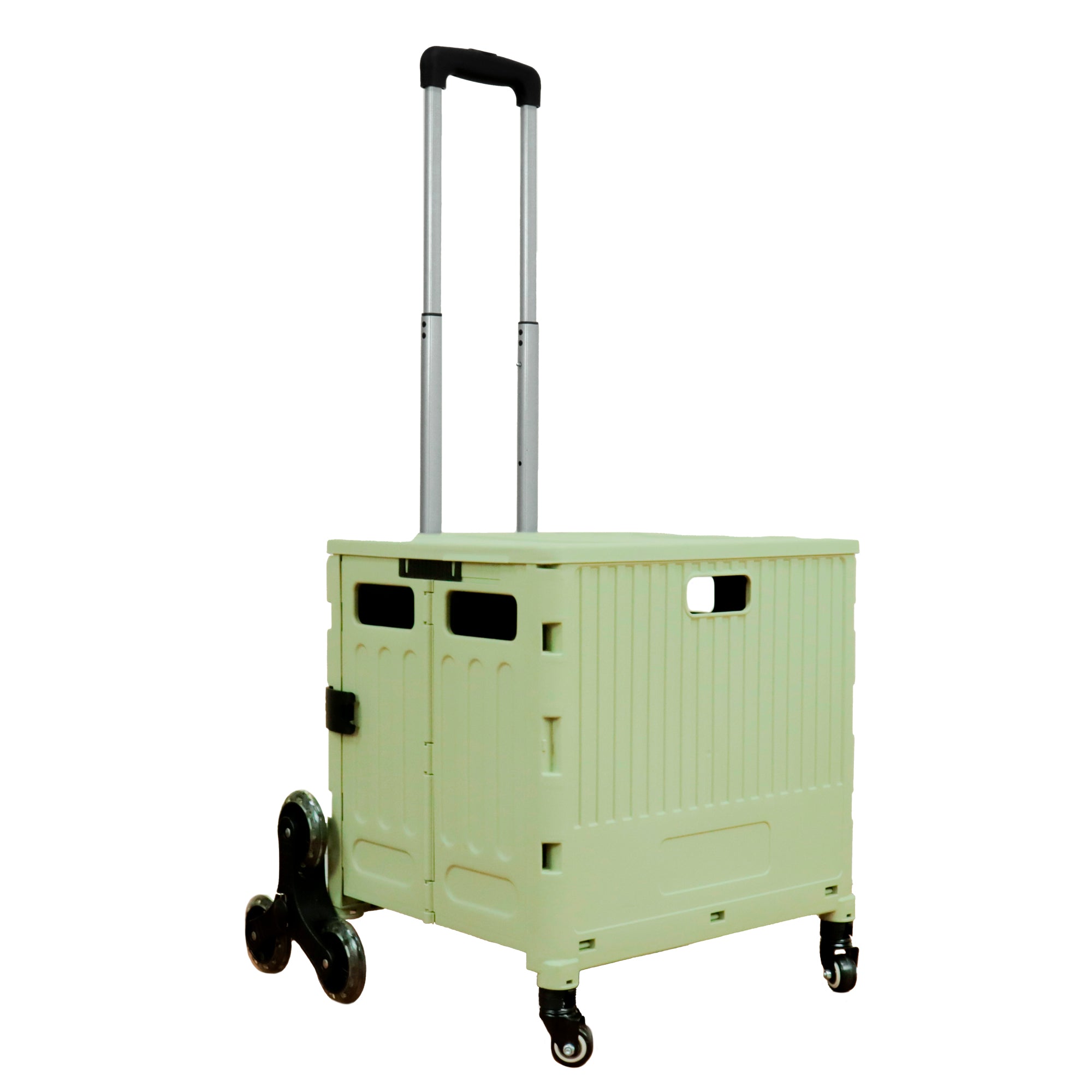 Carrito De Mandado Carga 54 L Plegable Con Rueda Subescalera