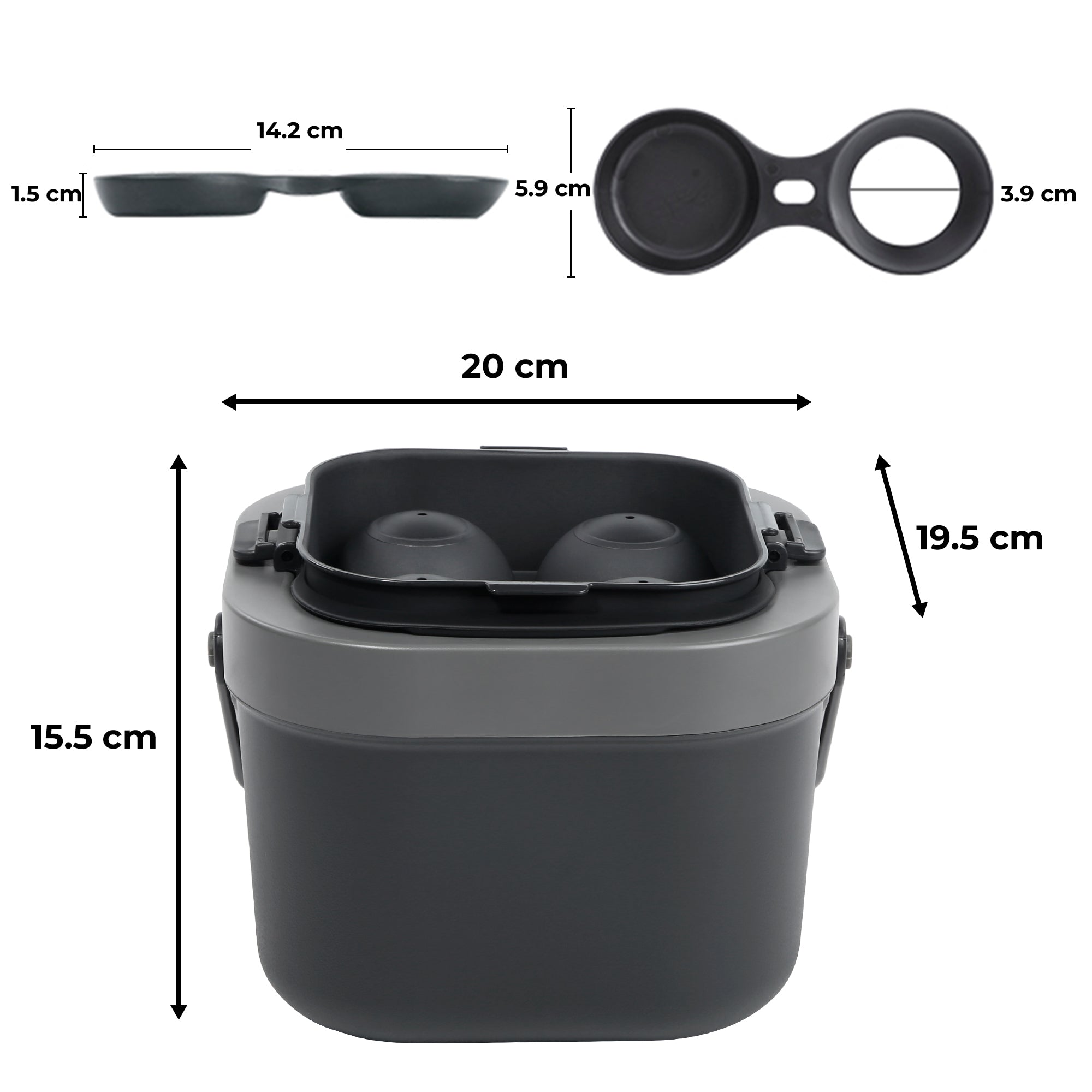 Molde Bandeja para Hielos Cristalinos de 4 bolas de 6cm, Ideal para Whisky, Cócteles y Bebida