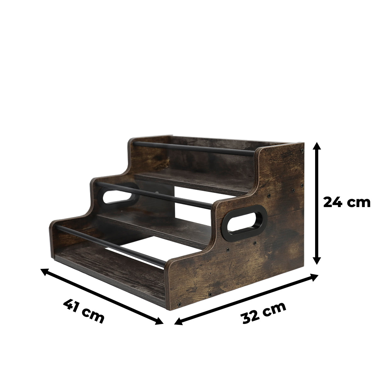 Estante Organizador de 3 Niveles para Botellas, Especias y Perfumes