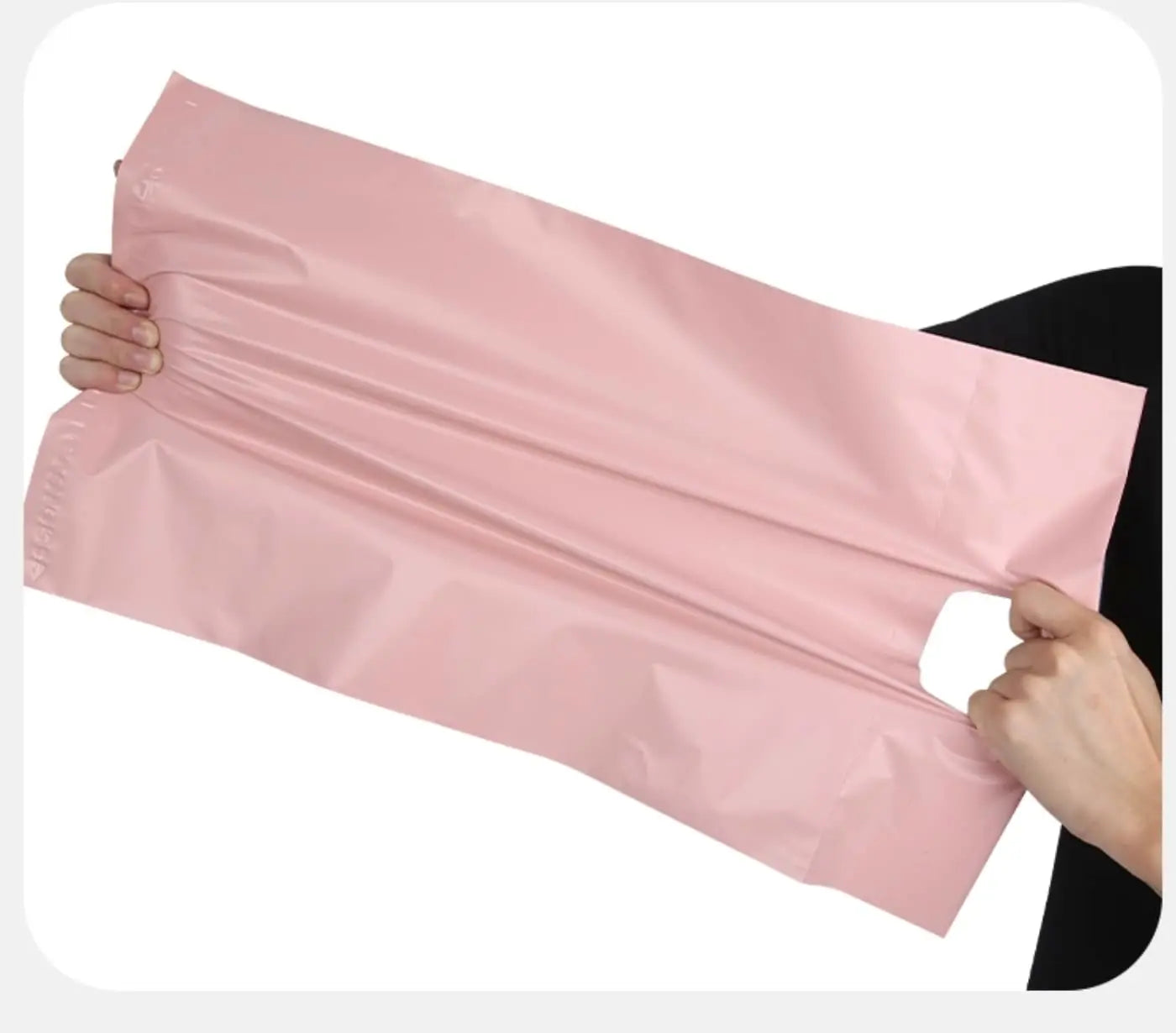 100 Bolsas de sobre boutique plástica adhesiva de envío 25 * 35cm MU:4LIFE