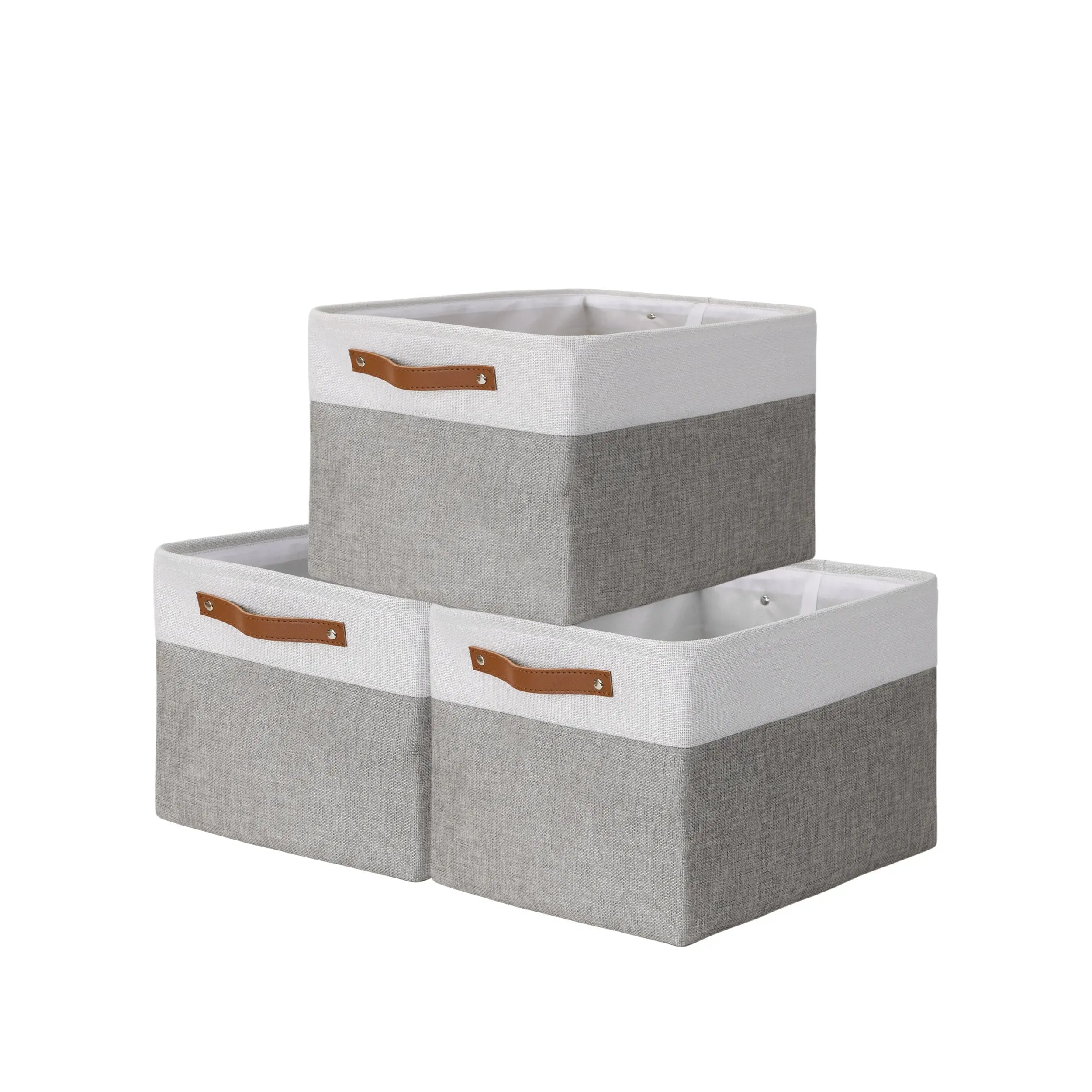 Set de 3 Cubos Plegables de Almacenamiento 38 x 28 x 24 cm MU:4LIFE