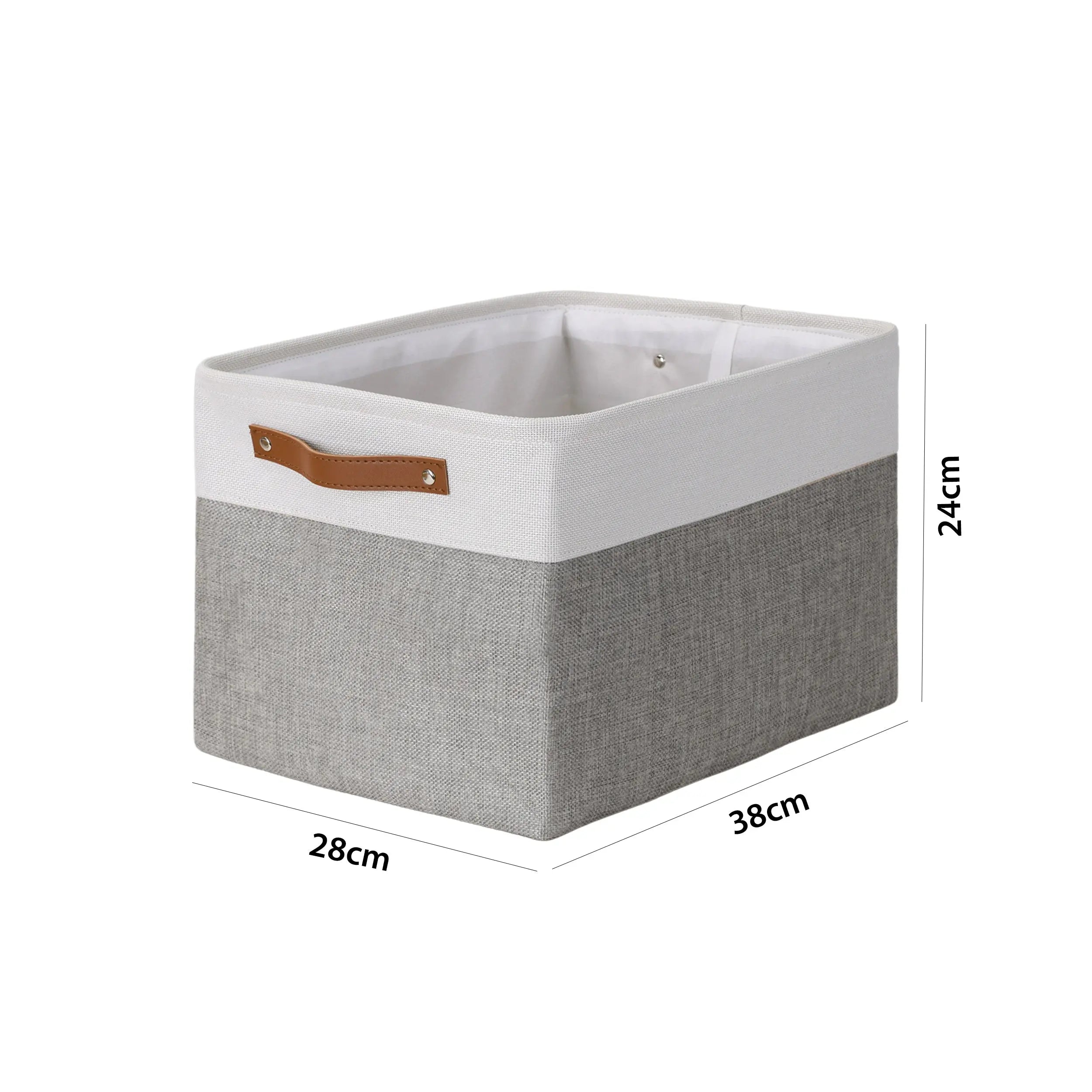 Set de 3 Cubos Plegables de Almacenamiento 38 x 28 x 24 cm MU:4LIFE