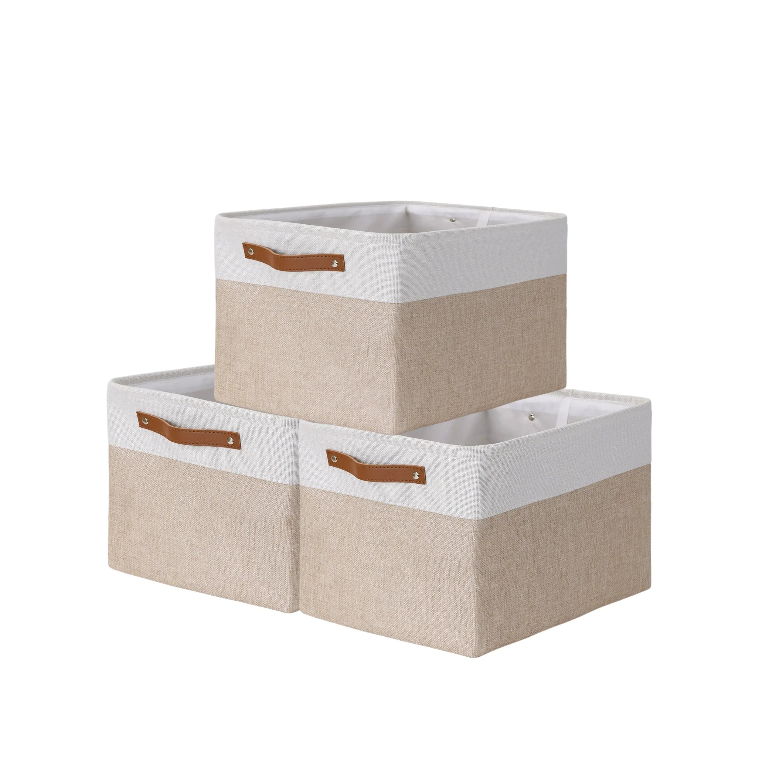 Set de 3 Cubos Plegables de Almacenamiento 38 x 28 x 24 cm MU:4LIFE