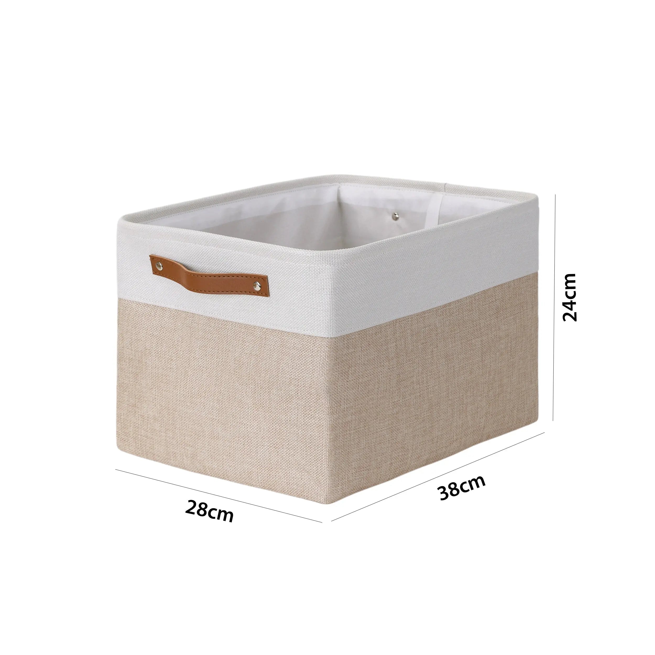 Set de 3 Cubos Plegables de Almacenamiento 38 x 28 x 24 cm MU:4LIFE