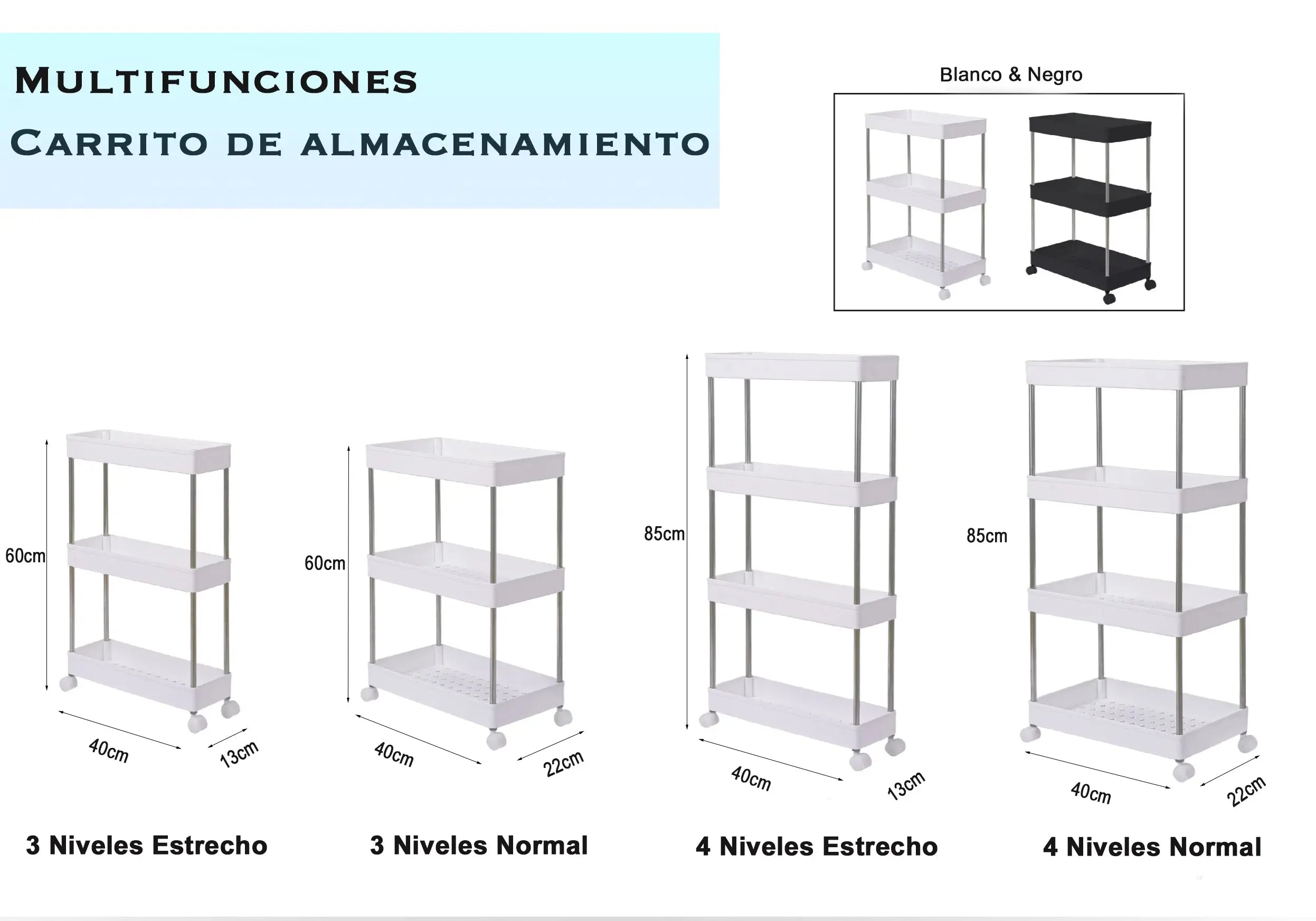 Carrito de almacenamiento MU:4LIFE